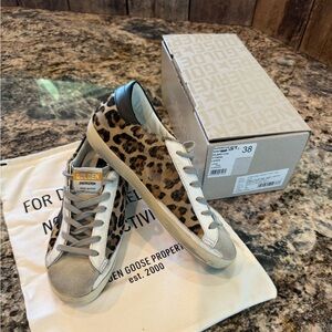 Golden Goose Super Star Leopard size 38
